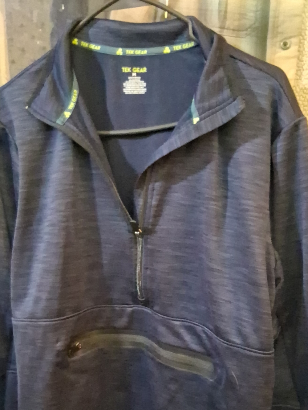tek gear Men's Navy Half-Zip Pullover Sweater